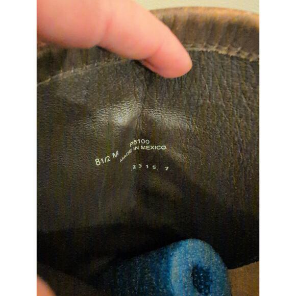 Corral Distressed Harness Western Boots Round Toe size 8.5 - Picture 5 of 6